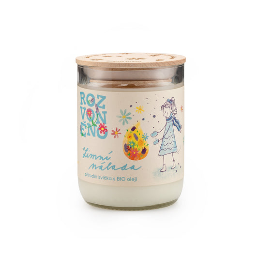 900925 Svíčka vonná - Zimní nálada 300 ml   ROZVONĚNO-1