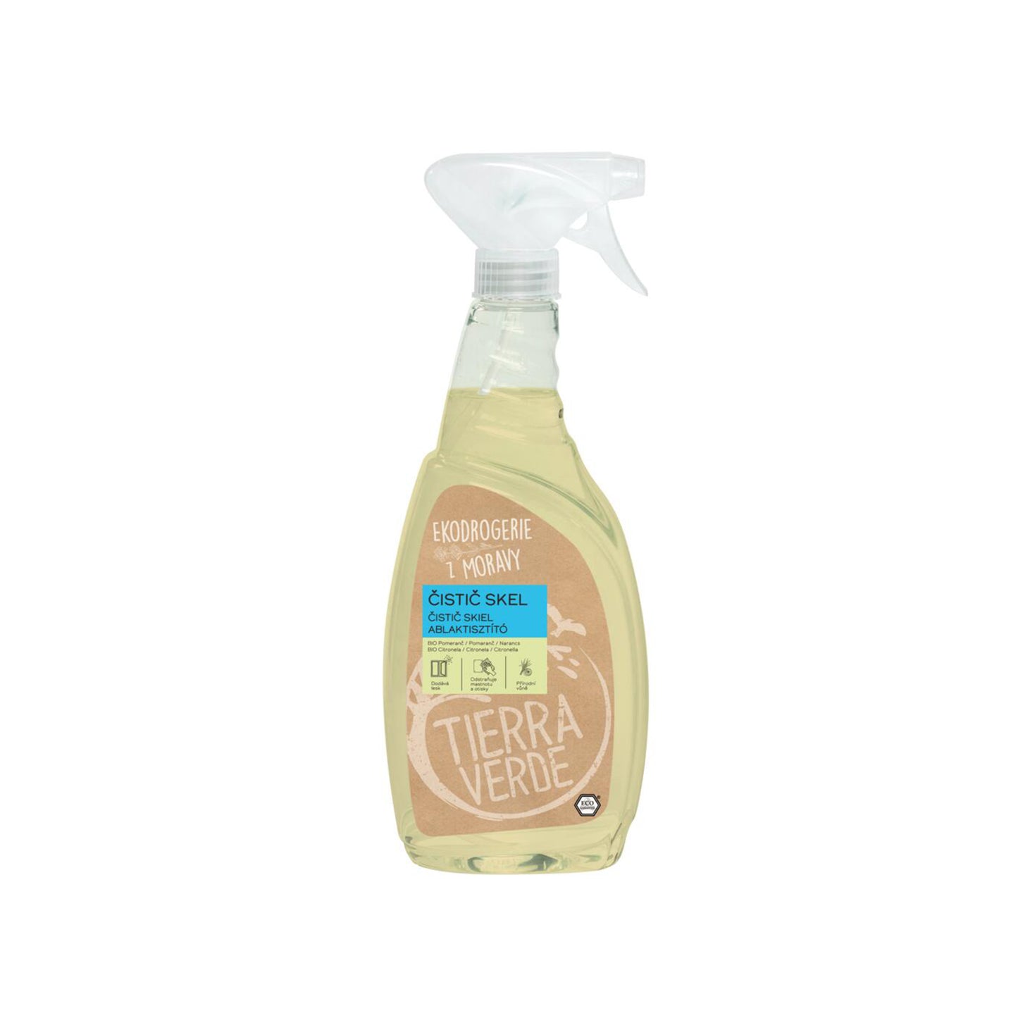 900977 Čistič skel s bio pomerančem a citronelou 750 ml   TIERRA VERDE-1