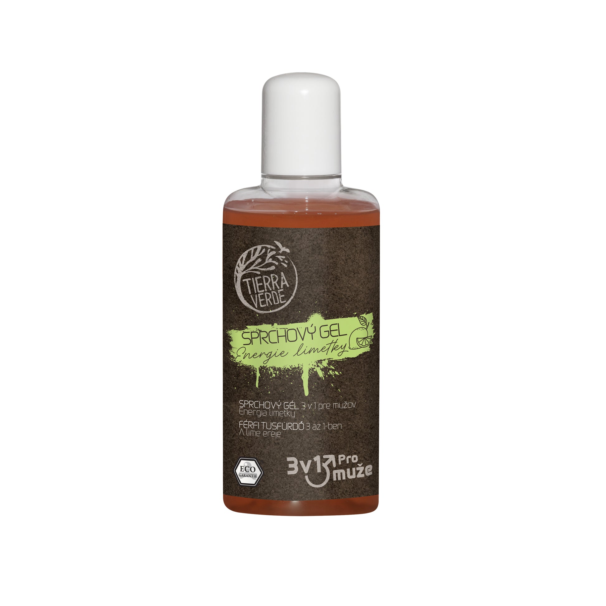 901056 Gel pánský sprchový na tělo, obličej a vlasy 3v1 - Energie limetky 110 ml   TIERRA VERDE-1