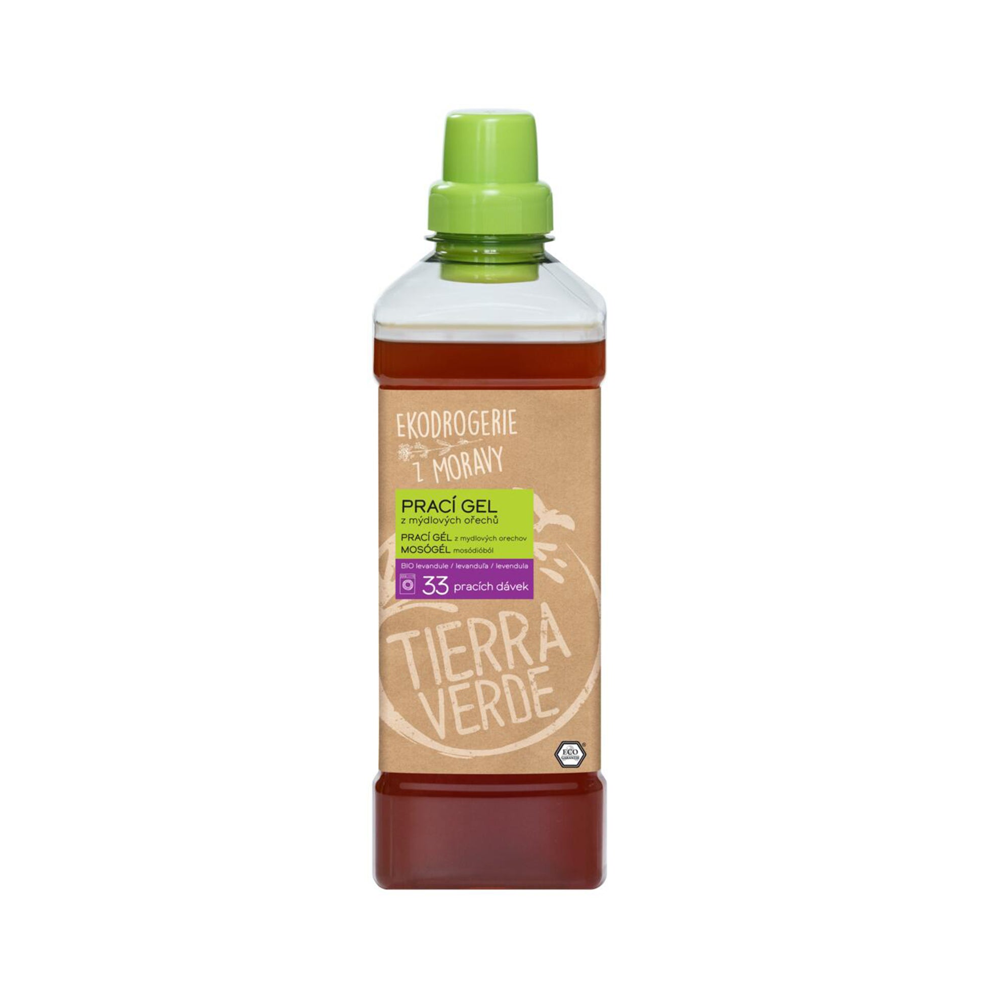 901069 Gel prací s bio levandulí - inovace 1 l   TIERRA VERDE -1