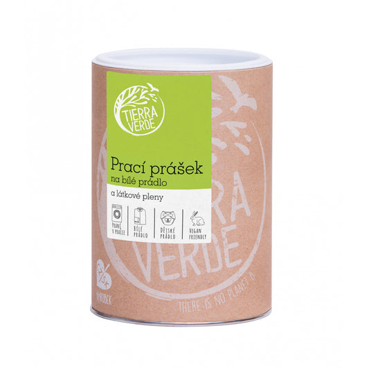 901080 Prášek prací na bílé prádlo a látkové pleny - inovace 15 kg   TIERRA VERDE-1