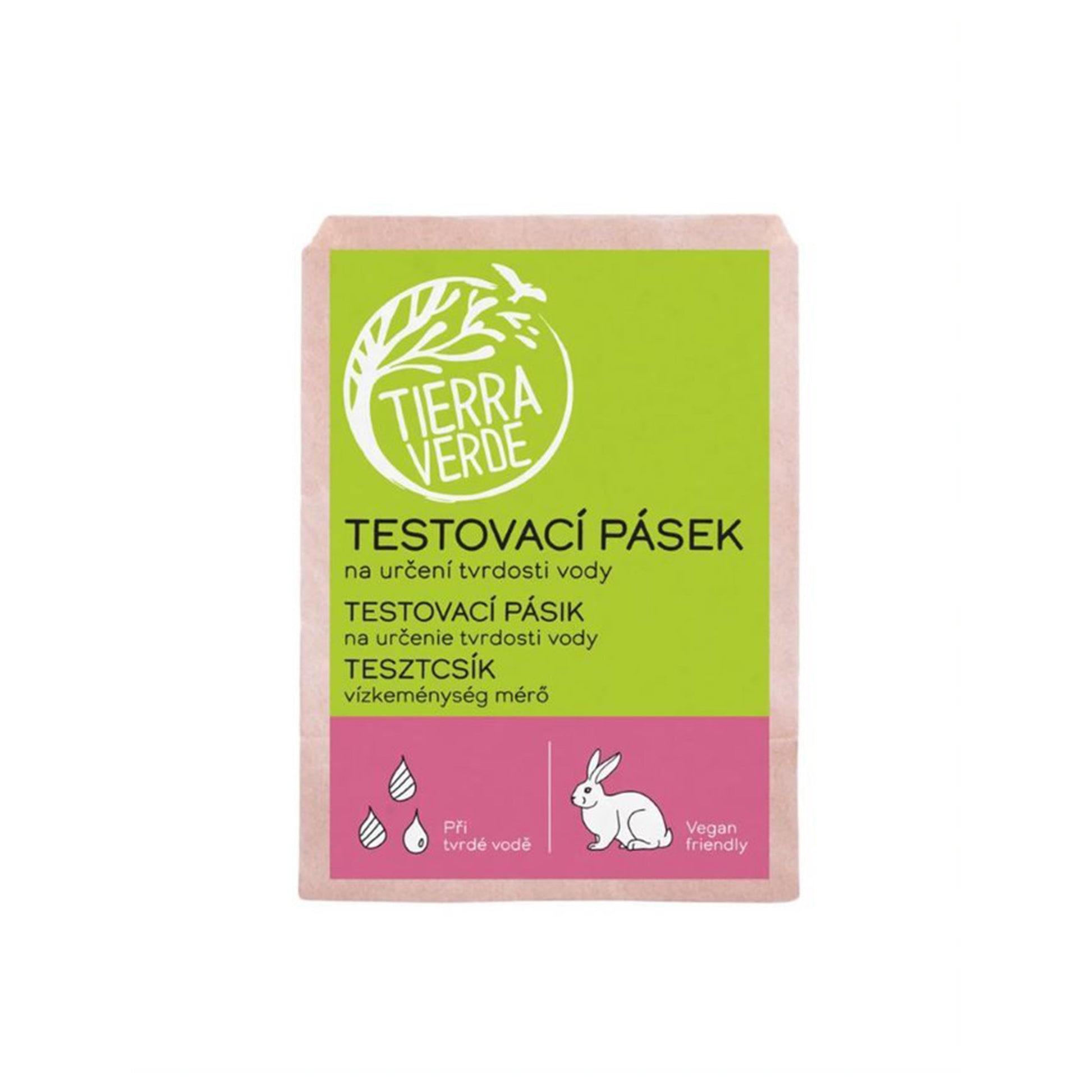 901126 Pásek testovací na určení tvrdosti vody 1 ks   TIERRA VERDE-1