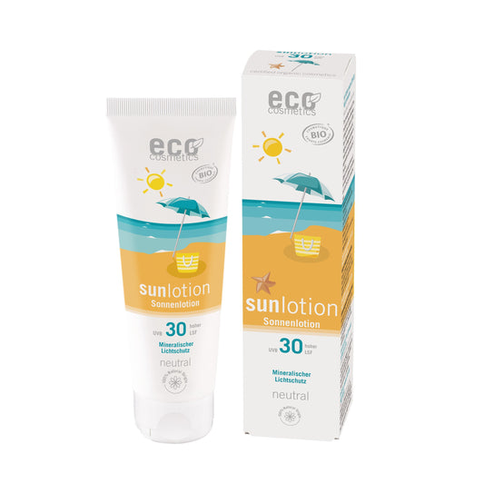 901189 Mléko opalovací Neutral bez parfemace SPF 30 125 ml BIO   ECO COSMETICS-1