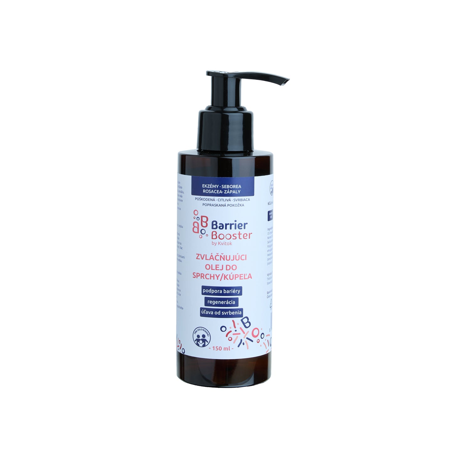 901230 Olej zvláčňující do sprchy a koupele Barrier Booster 150 ml   KVITOK-1