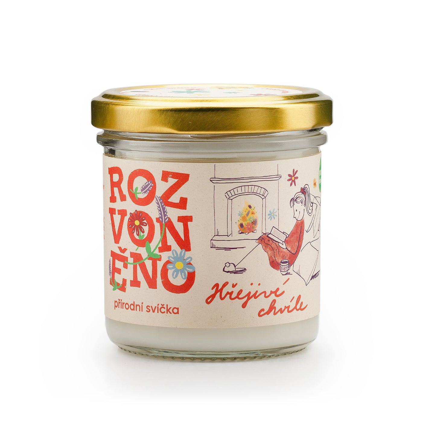 901293 Svíčka vonná - Hřejivé chvíle 130 ml   ROZVONĚNO-1