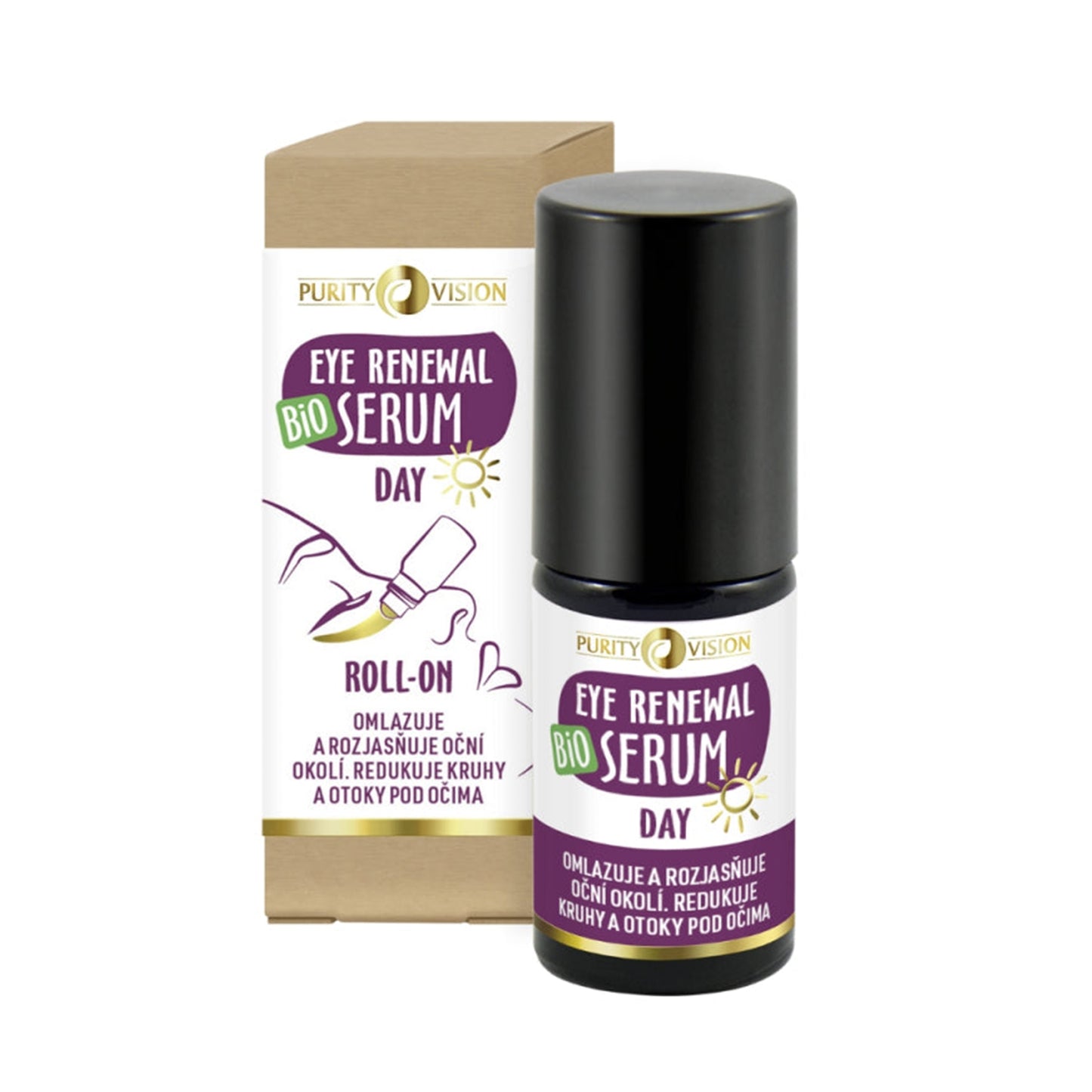 901341 Sérum obnovující roll-on na oční okolí denní 5 ml   PURITY VISION-1