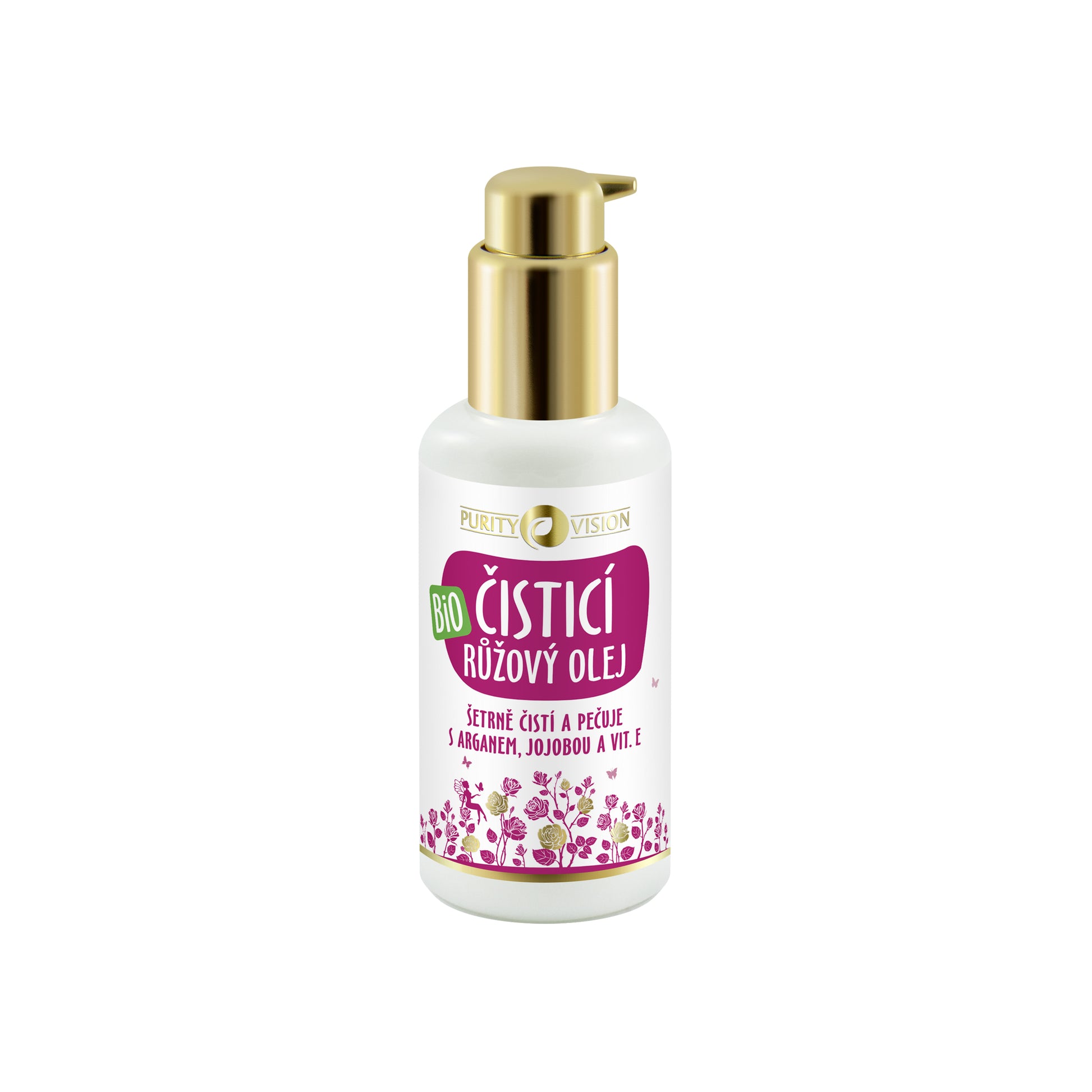 901348 Olej růžový s arganem, jojobou a vit. E 100 ml BIO   PURITY VISION-1