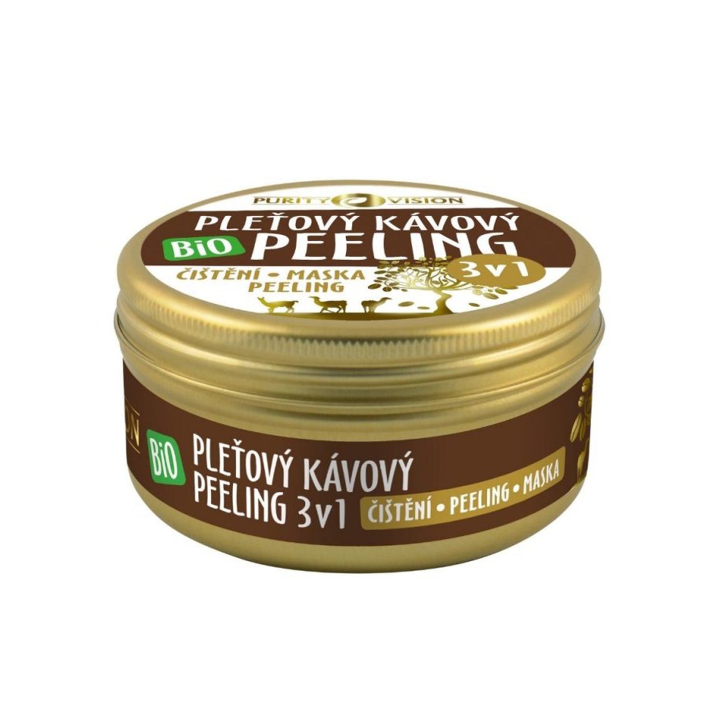 901491 Peeling pleťový kávový 3v1 70 g BIO   PURITY VISION-1