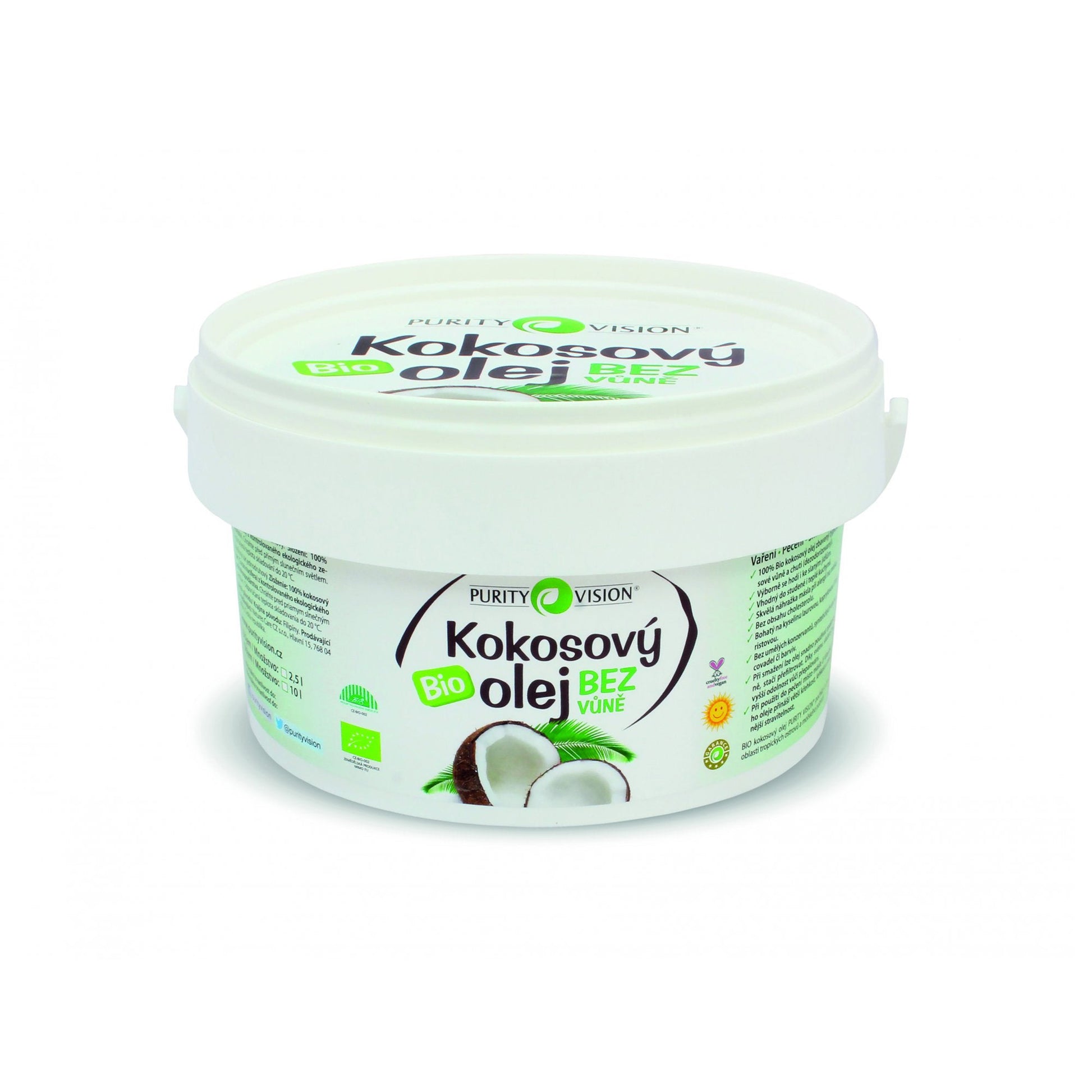 901493 Kokosový olej bez vůně 2,5 l BIO   PURITY VISION-1