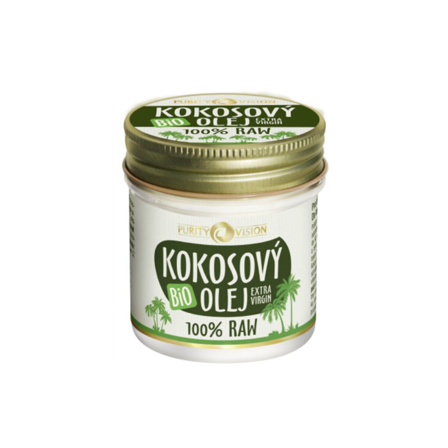 901496 Kokosový olej RAW 120 ml BIO   PURITY VISION-1