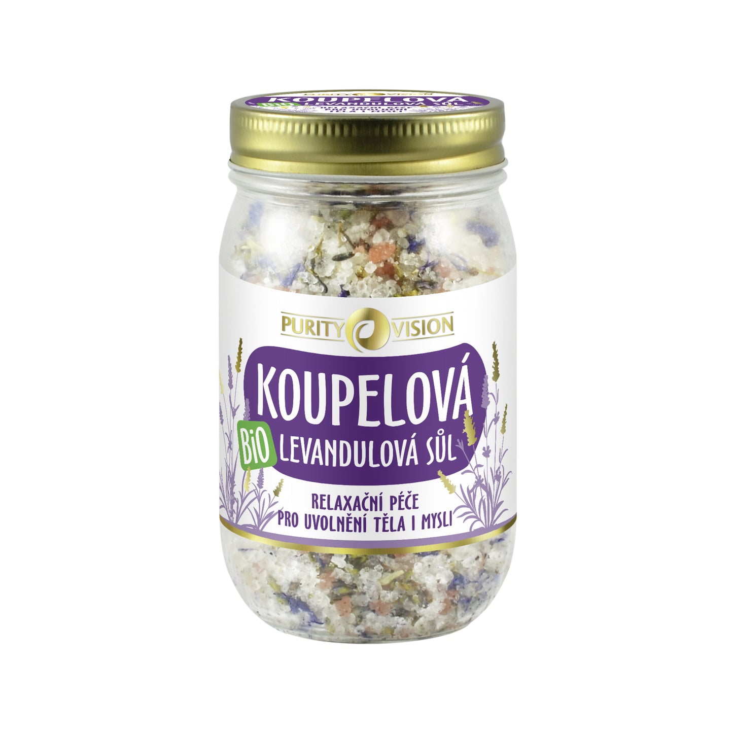 901498 Sůl koupelová levandulová 400 g   PURITY VISION-1