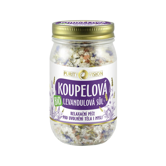 901498 Sůl koupelová levandulová 400 g   PURITY VISION-1