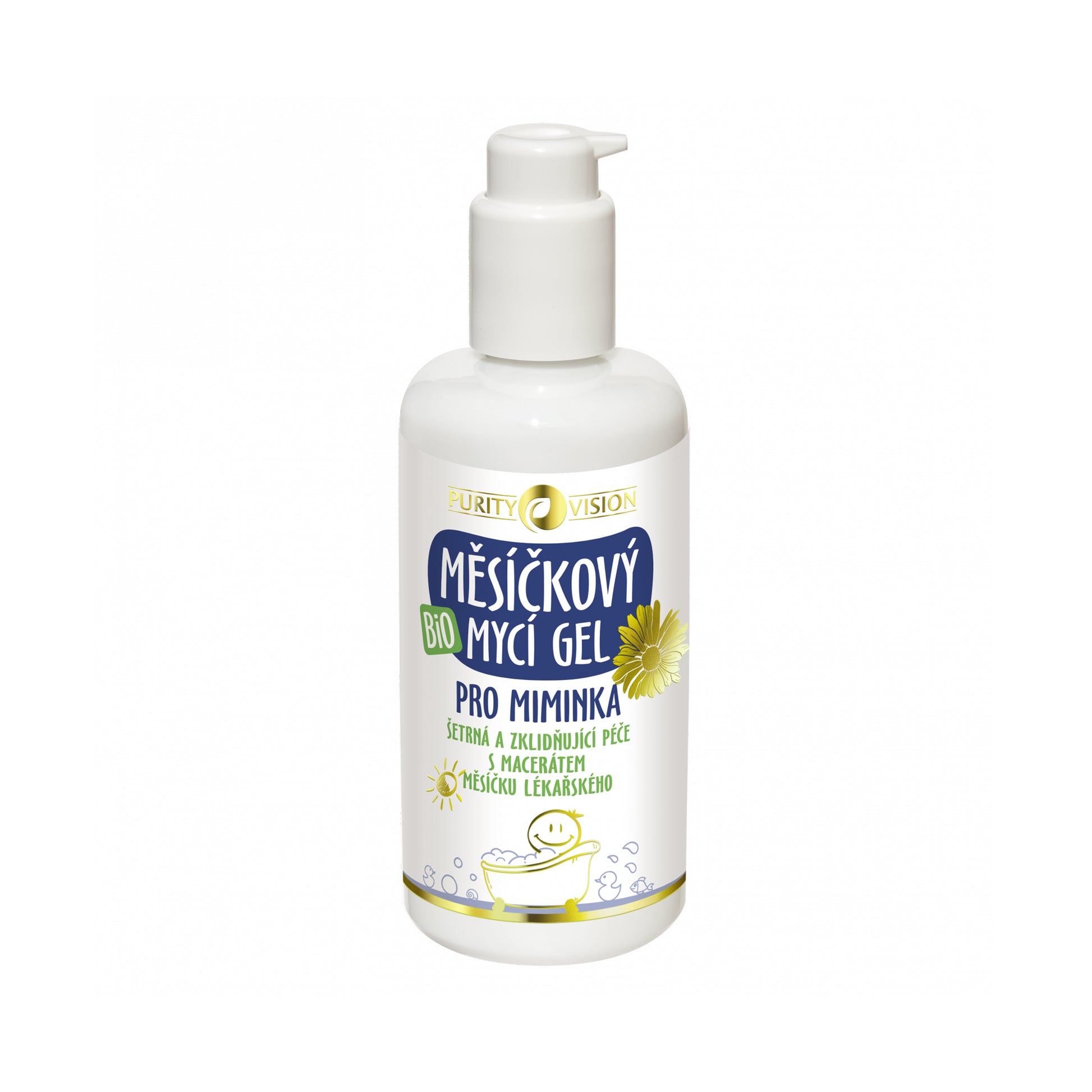 901511 Gel mycí měsíčkový pro miminka 200 ml BIO   PURITY VISION -1