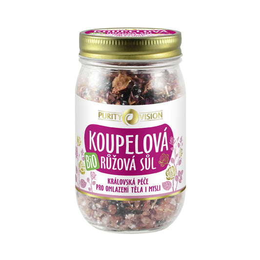 901532 Sůl koupelová růžová 400 g BIO   PURITY VISION -1
