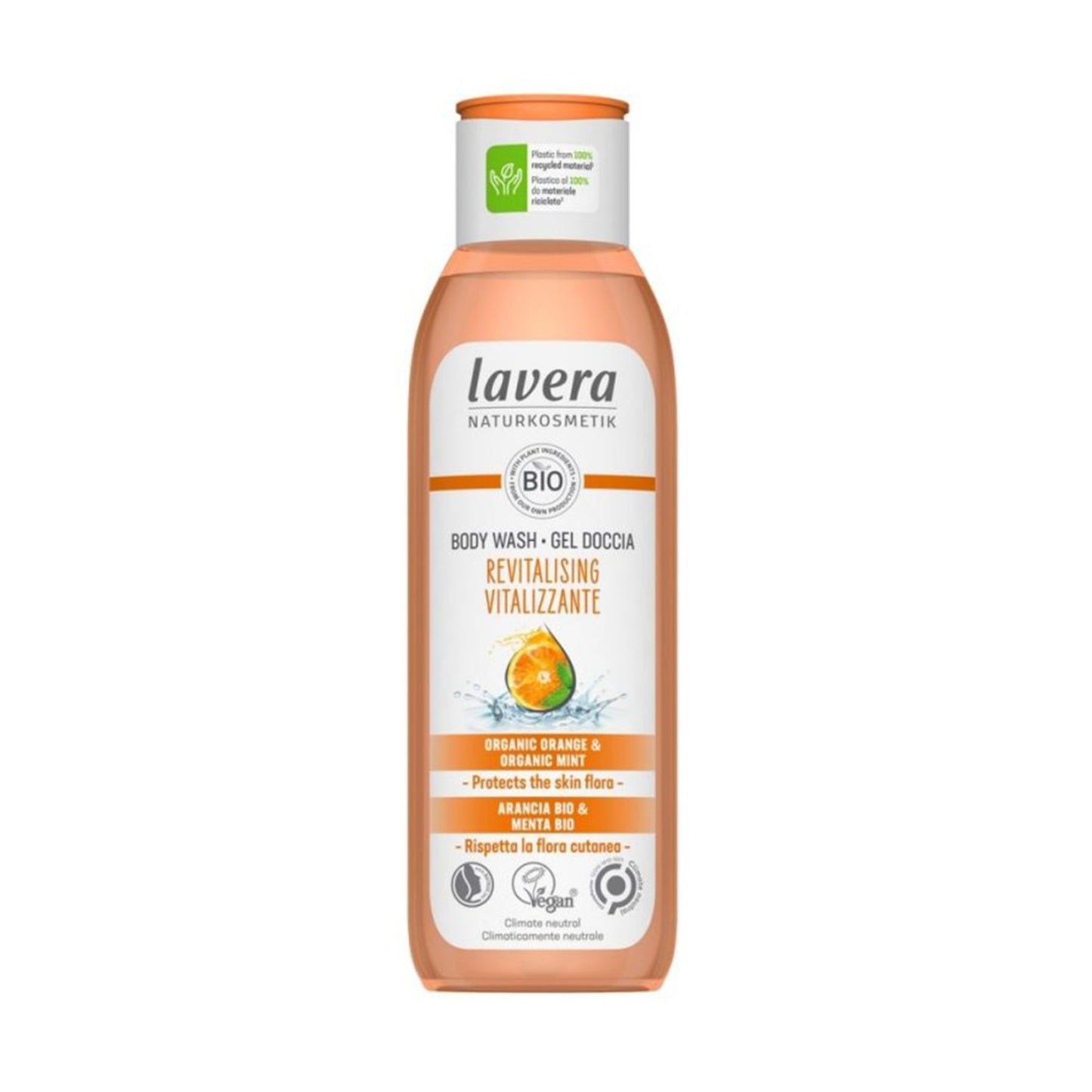 901724 Gel sprchový revitalizující s pomerančovo-mátovou vůní 250 ml   LAVERA -1