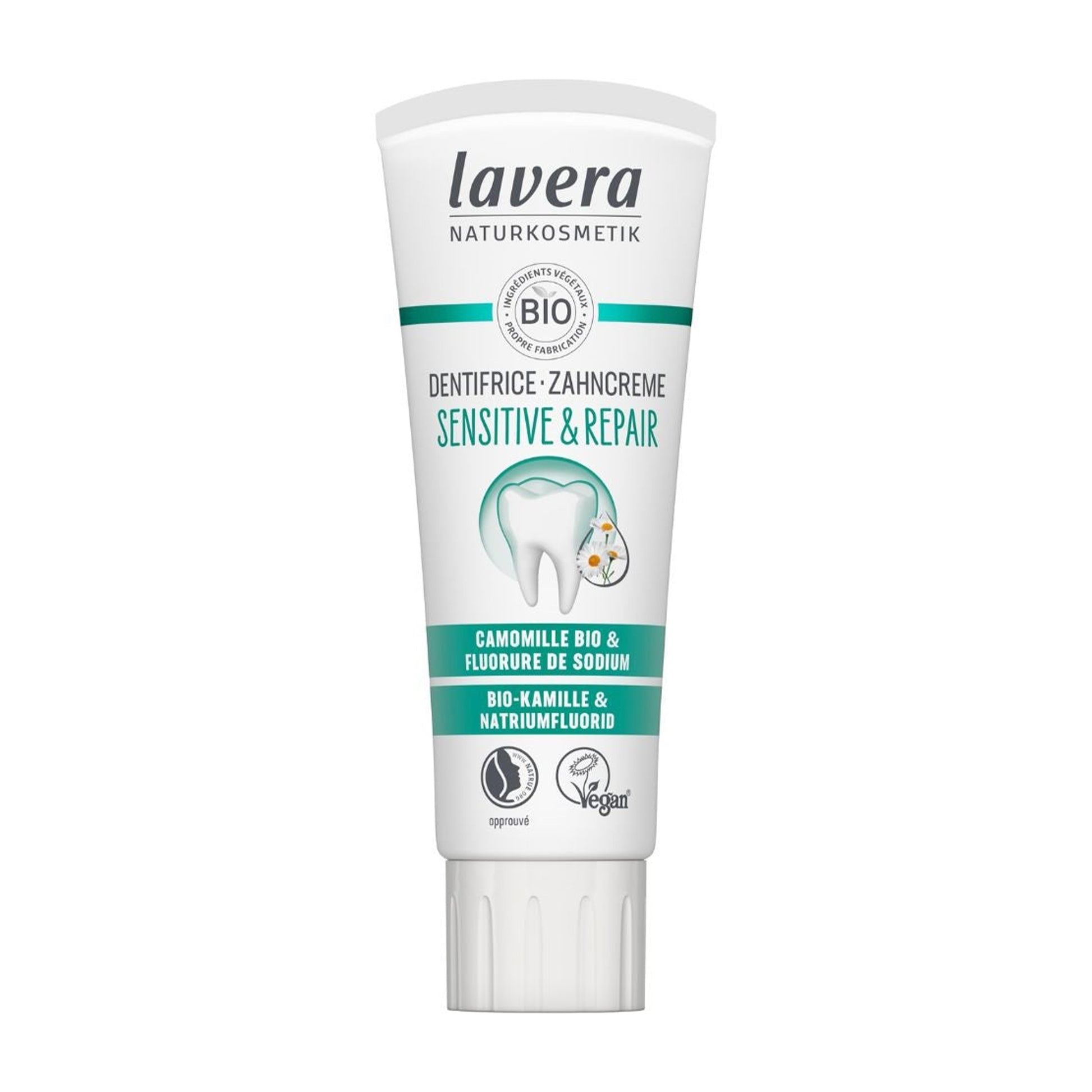 901735 Pasta zubní Sensitive & Repair pro citlivé zuby s fluoridem 75 ml BIO   LAVERA-1