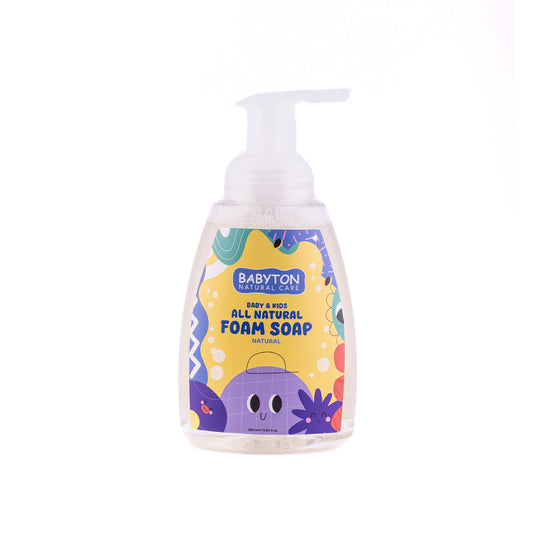 901826 Mýdlo dětské pěnové na ruce Natural 350 ml   BABYTON-1
