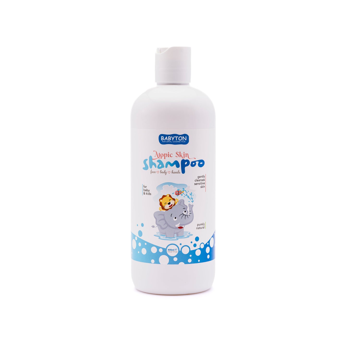 901832 Gel dětský sprchový a šampon na vlasy 2v1 ATOPIK 400 ml   BABYTON-1