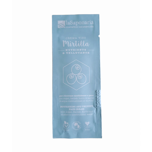 901846 Krém bioaktivní noční pro výživu pleti s borůvkou - vzorek 3 ml BIO   LA SAPONARIA-1