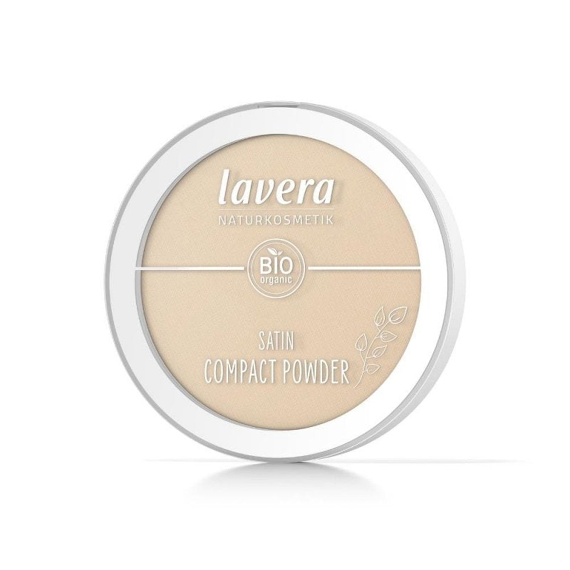 901893 Pudr kompaktní saténový 02 středně tmavý 9,5 g BIO   LAVERA-1