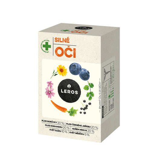901912 Čaj bylinný Silné oči 20 sáčků 30 g   LEROS-1