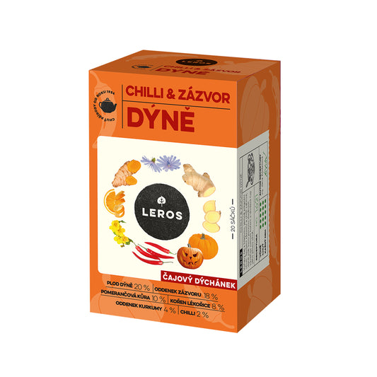 901919 Dýchánek čajový Chilli, zázvor & dýně 20 sáčků 40 g   LEROS-1