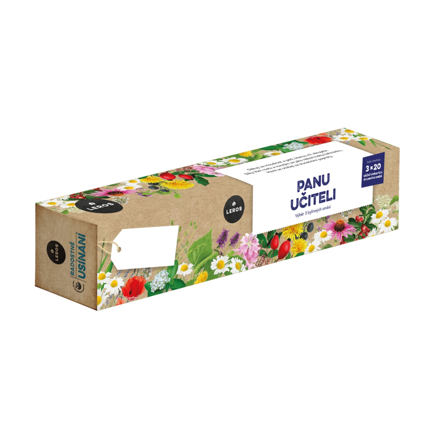 901925 Sada dárková Panu učiteli 3x20 sáčků   LEROS-1