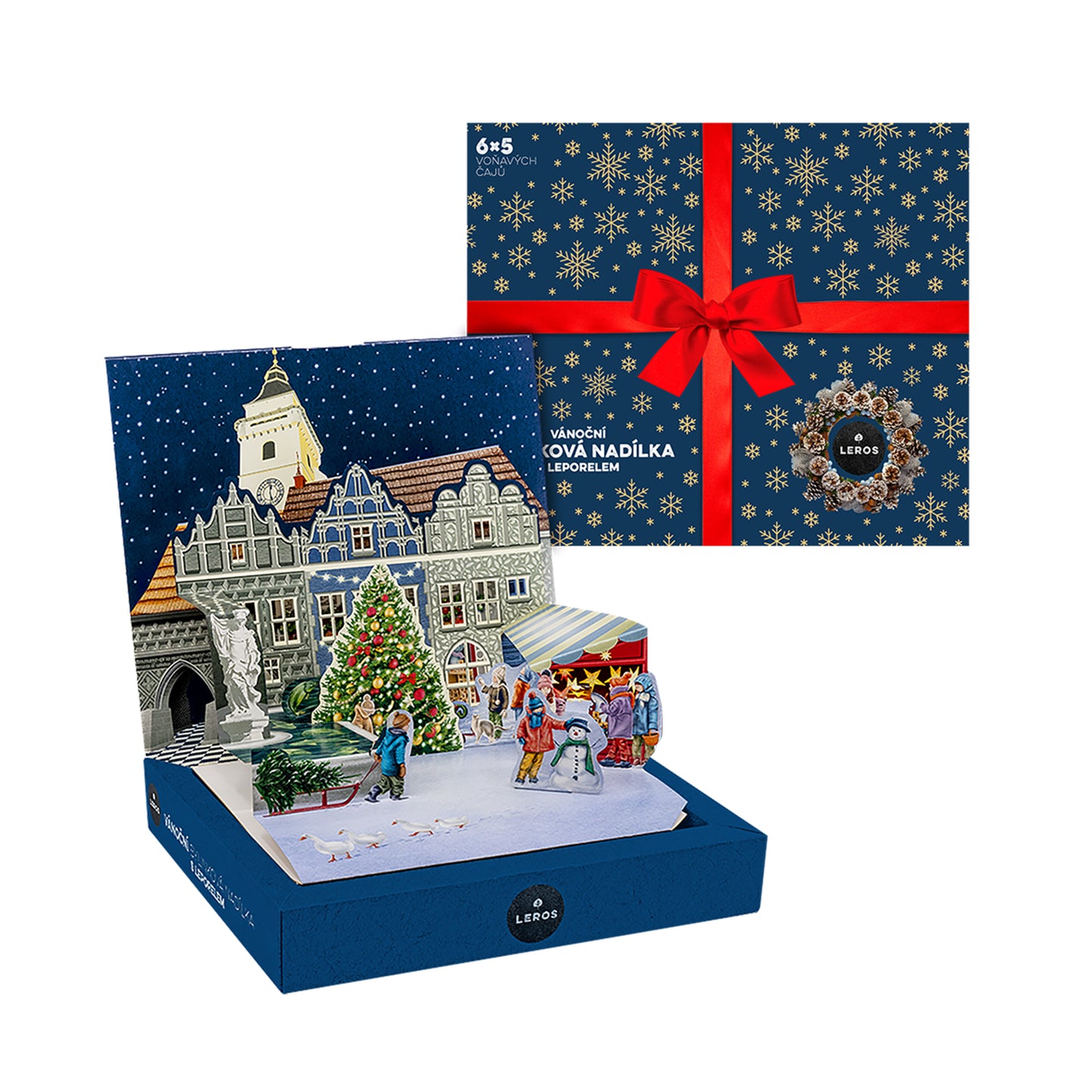 901926 Sada dárková Bylinková nadílka - Leporelo 6x5 sáčků  LEROS-1