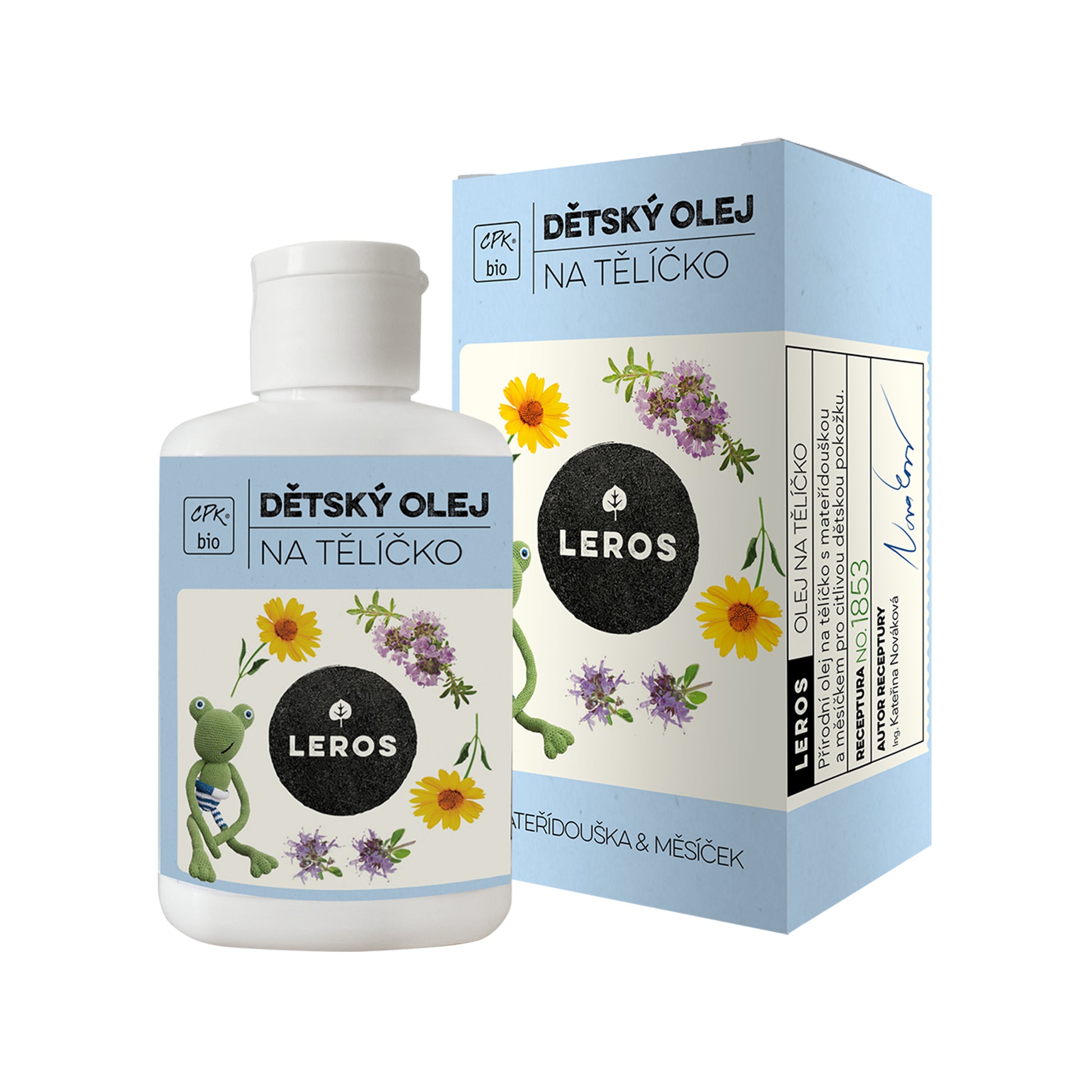 901931 Olej dětský na tělíčko 100 ml BIO   LEROS-1