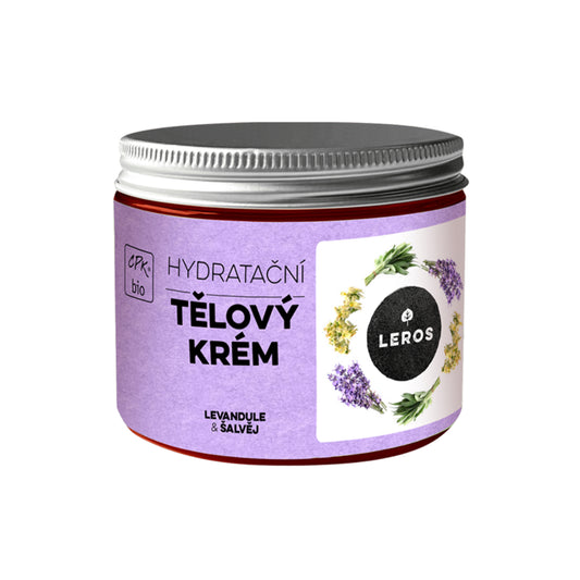 901935 Krém tělový hydratační Levandule a šalvěj 200 ml BIO   LEROS-1