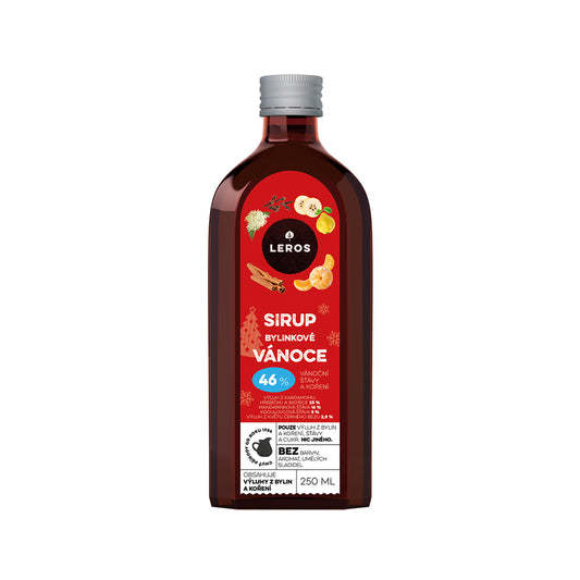 901950 Sirup Bylinkové Vánoce 250 ml   LEROS-1