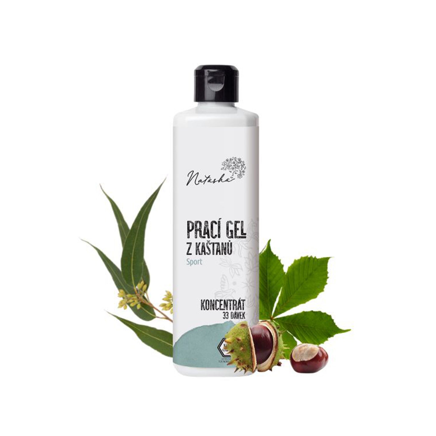 902013 Gel prací z kaštanů Sport - koncentrát 500 ml   NATASHA-1