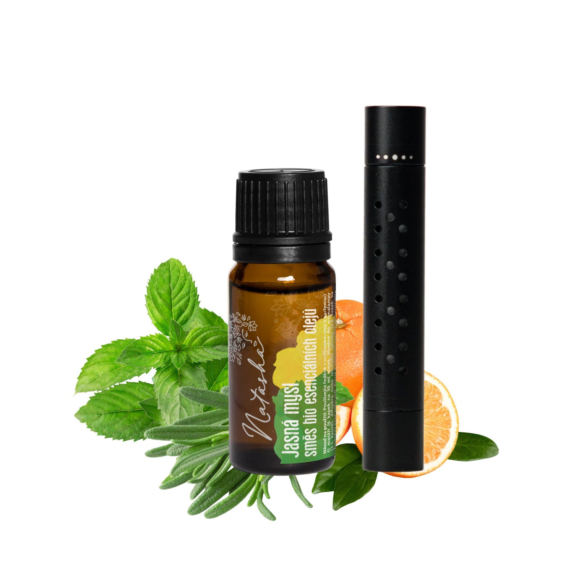 902021 Sada difuzér do auta + olej Jasná mysl   NATASHA-1