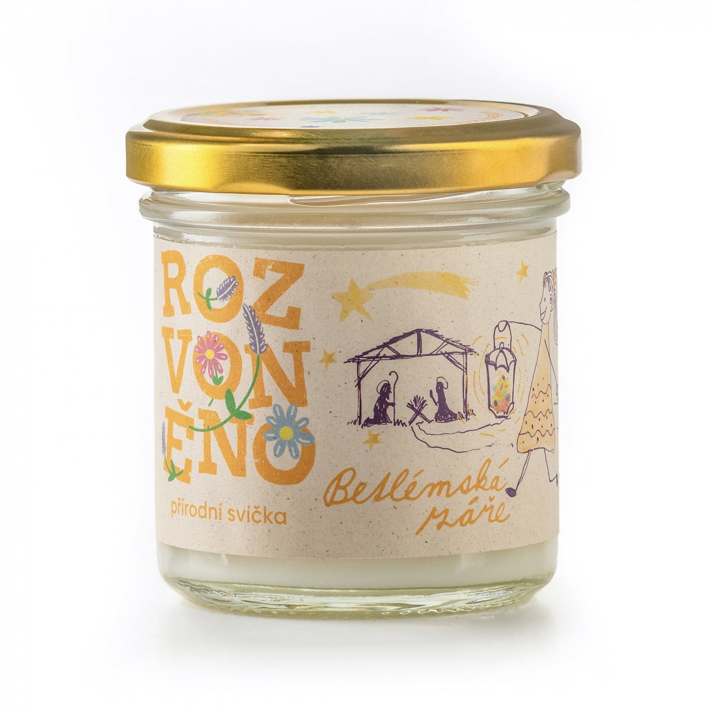 902099 Svíčka vonná - Betlémská záře 130 ml   ROZVONĚNO-1