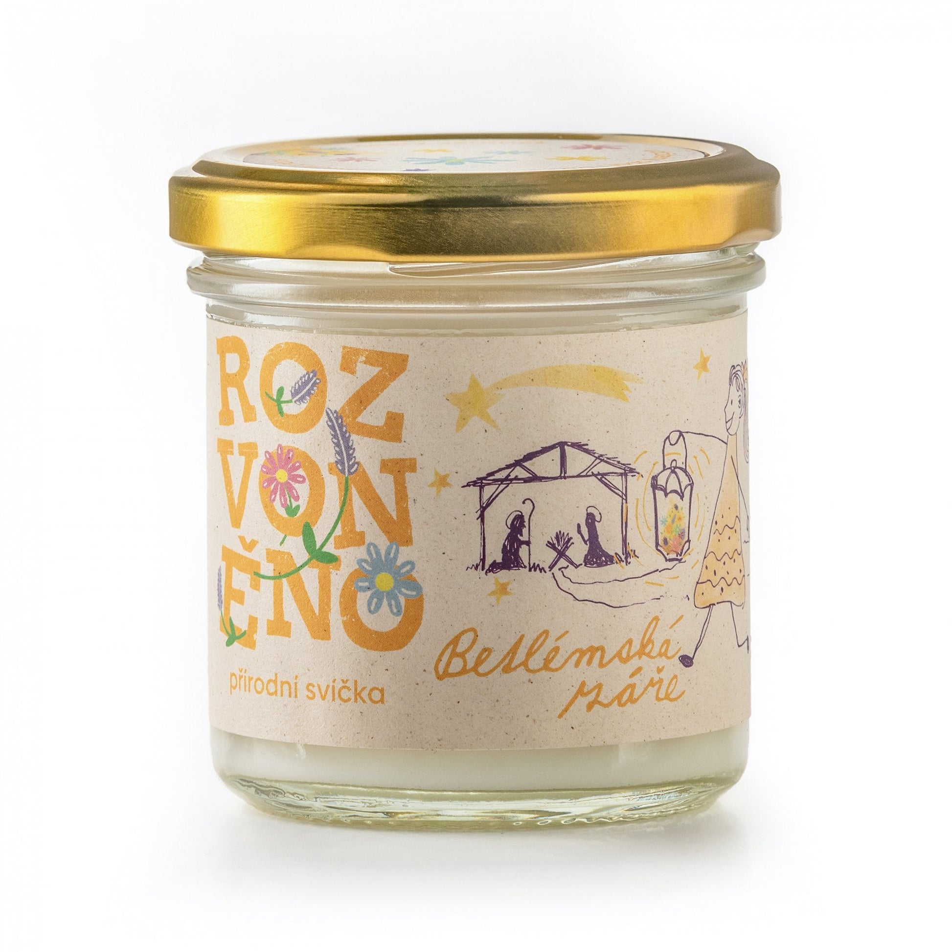 902099 Svíčka vonná - Betlémská záře 130 ml   ROZVONĚNO-1