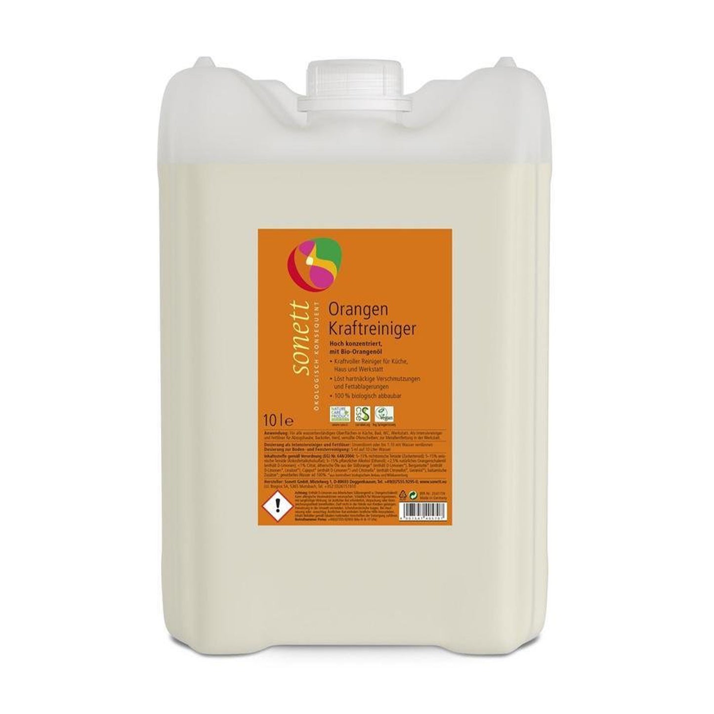 902113 Čistič intenzivní pomerančový 10 l   SONETT -1