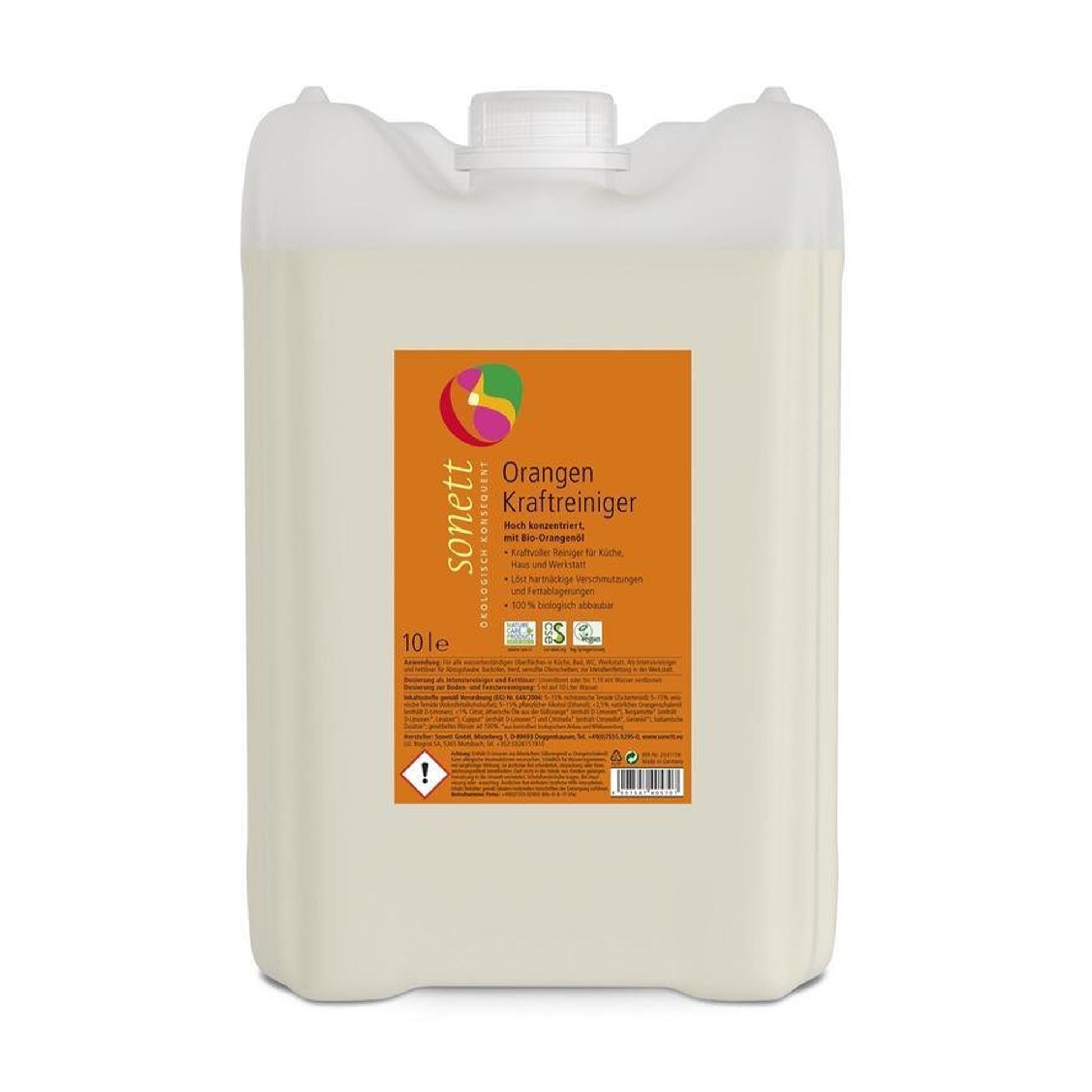 902113 Čistič intenzivní pomerančový 10 l   SONETT -1