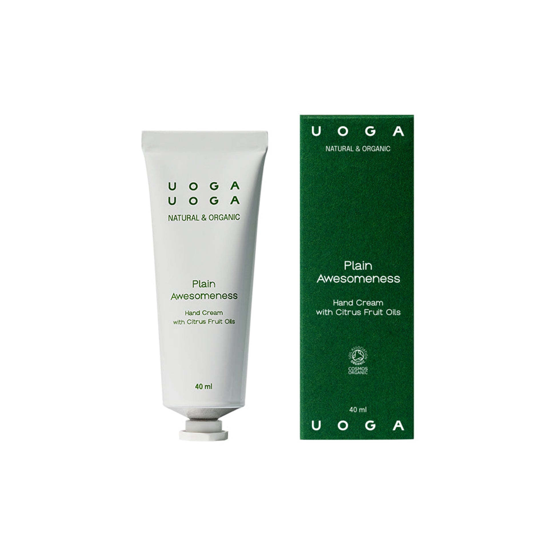 902297 Krém hydratační na ruce Plain Awesomeness 40 ml BIO   UOGA UOGA-1