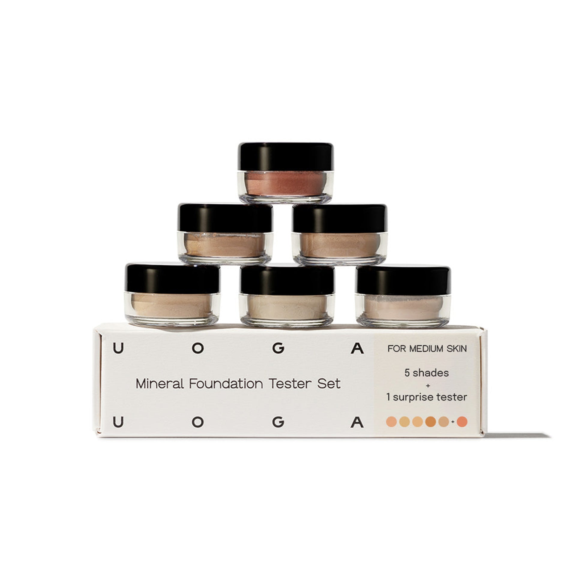 902336 Sada testerů Minerální make-up Medium 6 x 0,7 g   UOGA UOGA-1