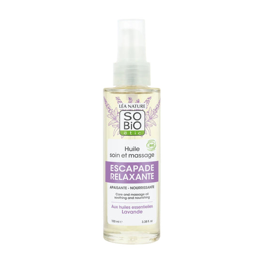 903478 Olej tělový masážní s levandulí 100 ml BIO   SO’BiO étic
