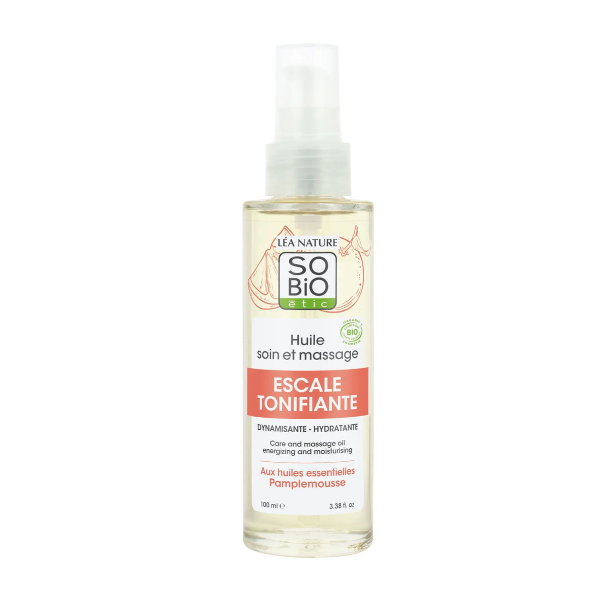 903480 Olej tělový masážní s citrusy 100 ml BIO   SO’BiO étic