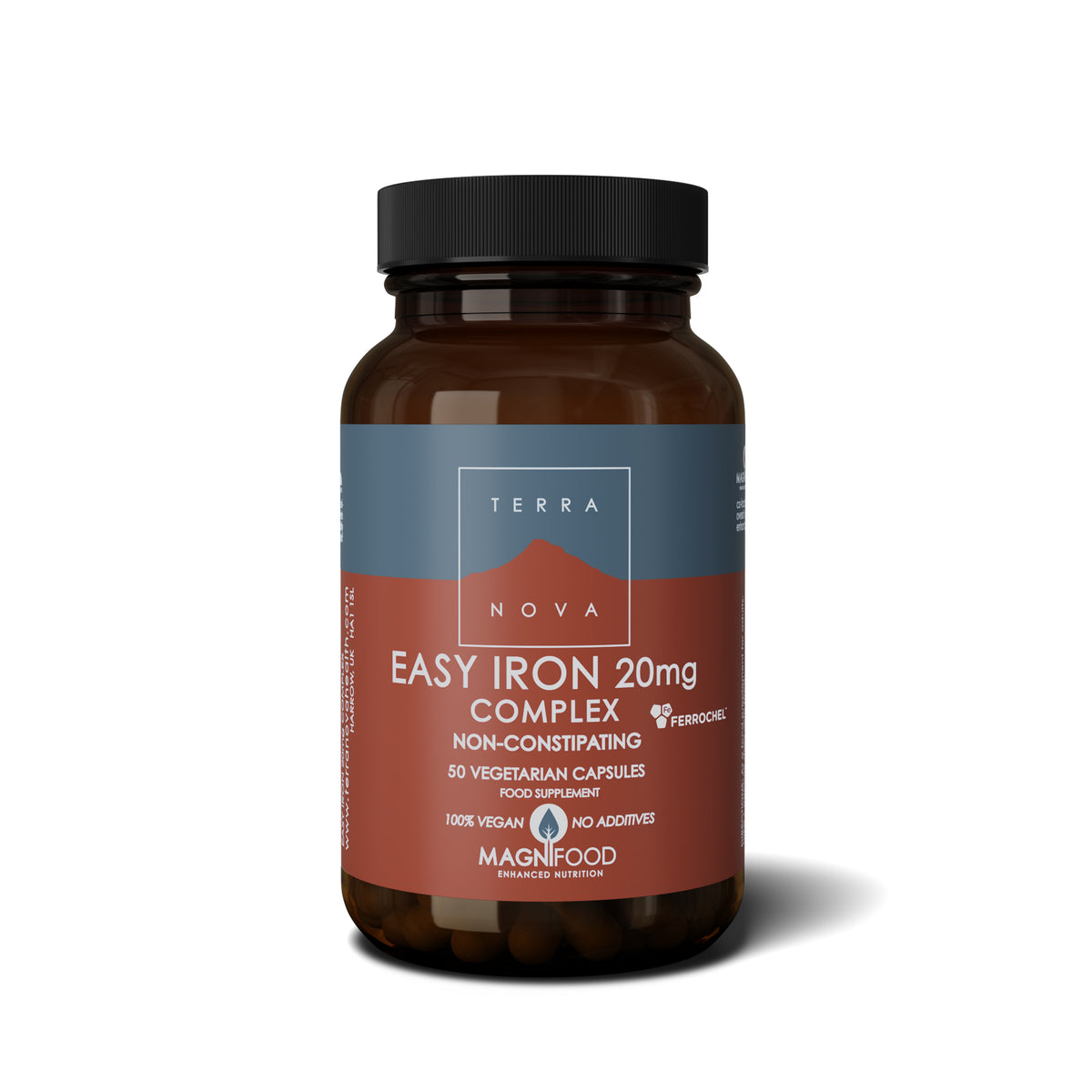 903741 Easy Iron 20 mg Complex 50 kapslí   TERRANOVA HEALTH