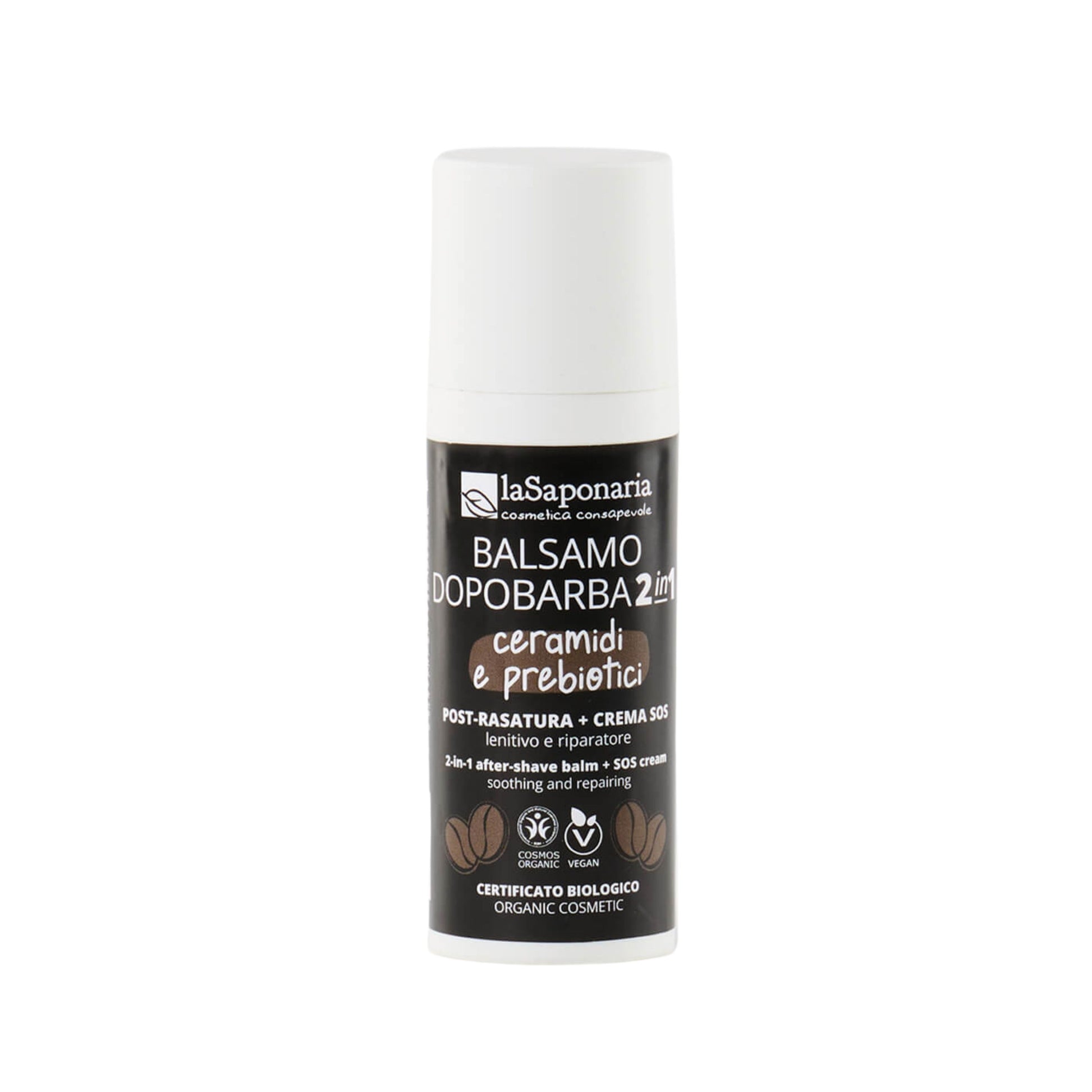 903808 Balzám pánský po holení 2v1 s ceramidy a prebiotiky 50 ml BIO   LA SAPONARIA-1