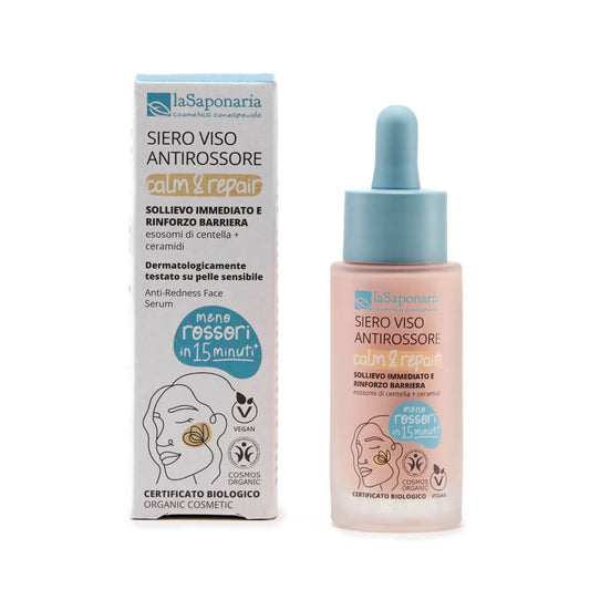 903937 Sérum zklidňující proti začervenání pleti Calm & Repair 30 ml BIO   LA SAPONARIA-1