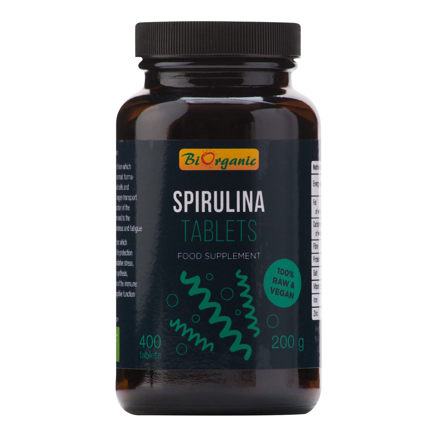 913021 Spirulina 400 tablet 200 g   BIORGANIC-1