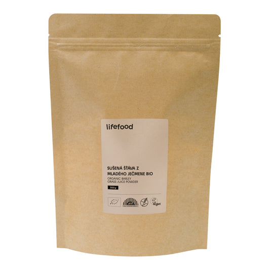 913102 Ječmen mladý sušená šťáva 500 g BIO   LIFEFOOD-1