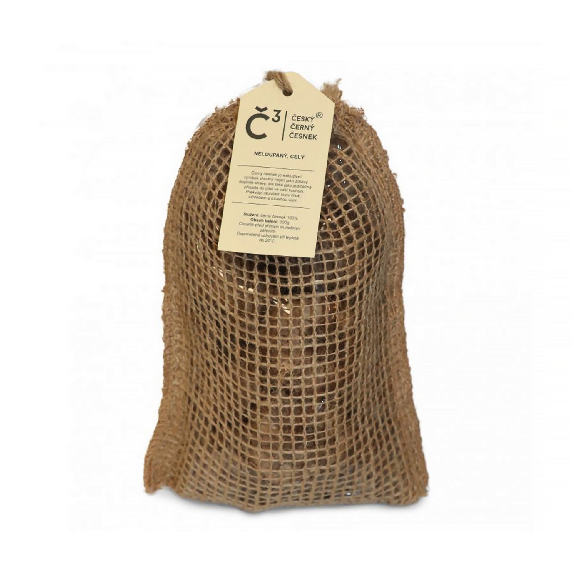 913105 Česnek černý český neloupaný 300 g   BLACK GARLIC-1