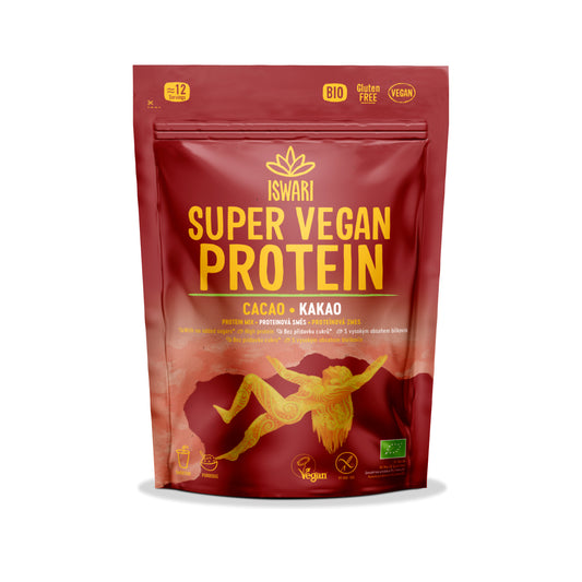 913118 Protein vegan s kakaem 250 g BIO   ISWARI -1