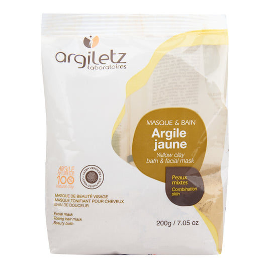 922030 Jíl žlutý ultra ventilovaný maska & koupel 200 g   ARGILETZ-1