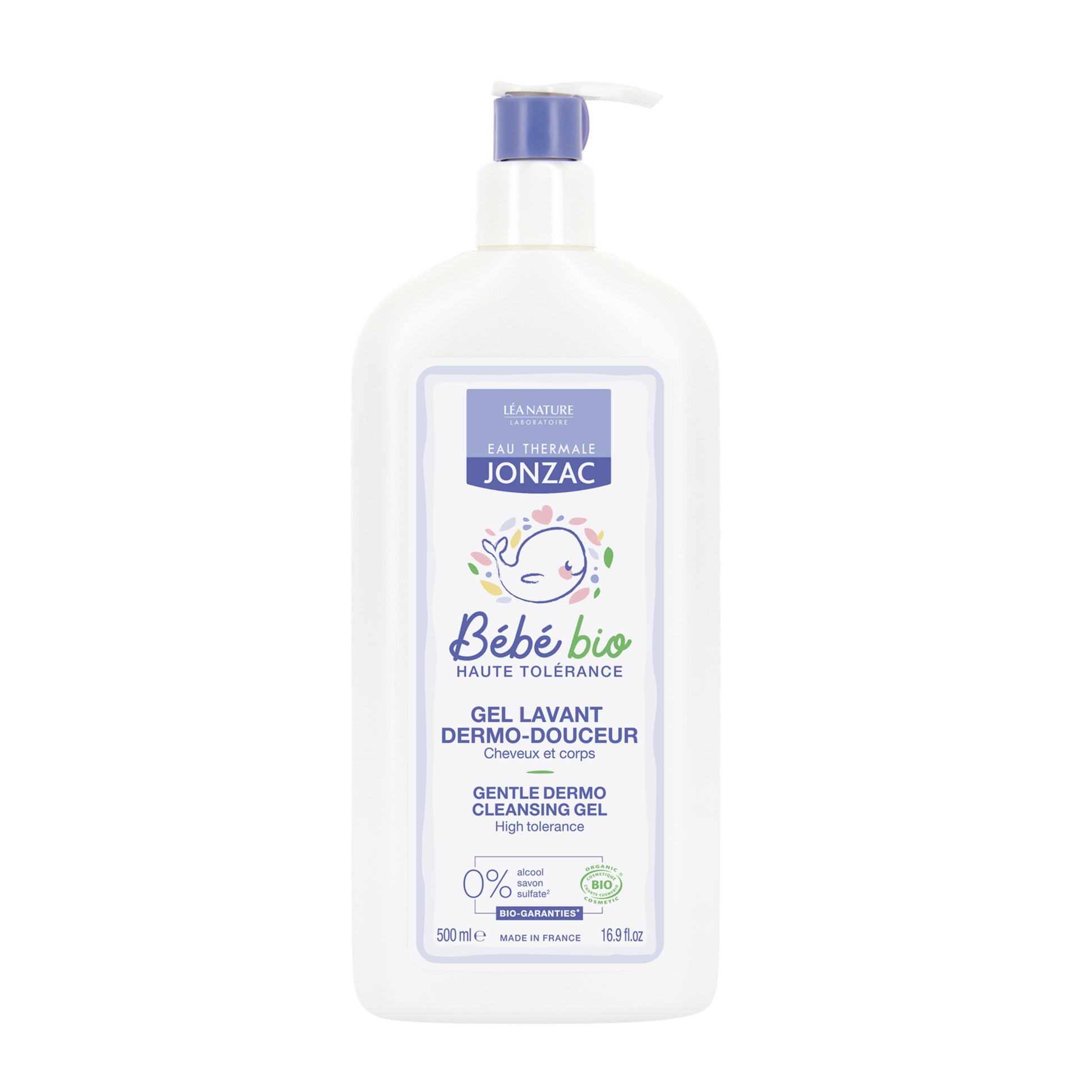 940018 Gel mycí dětský jemný  BÉBÉ BIO 500 ml BIO   JONZAC-1